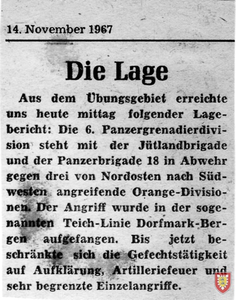 1967 Big Brisk Lage 14 November 1967