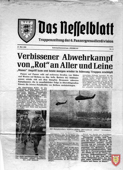 1968 Nesselblatt17 Mai 1968 Seite 1
