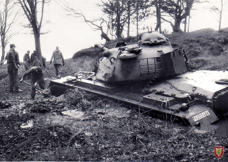 1969 Panzer im Schlamm