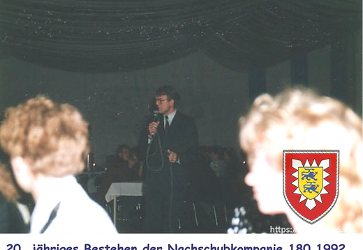 20 jähriges Bestehen NschKp 180 1992 (1)