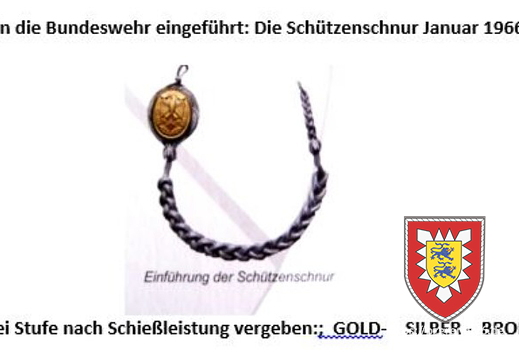031 21-2 Schützenschnur 1966 eingeführt