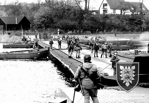 174-5 Kriegs Brücke Missunde-Schlei