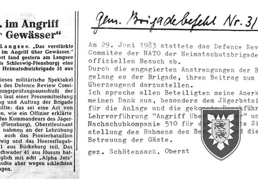 176-1 Auszug Brigadebefehl