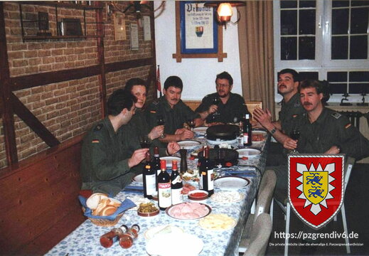 249 Uffz Abend mit kpchef Wagener