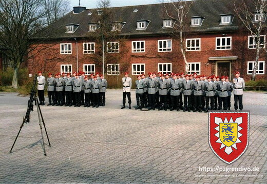 254 angetretene kompanien Inst und Nsch