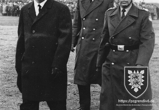 017 - 18 Vtg Min v.Hassel u. OTL Thiele mit Kdr 6.PzgrenDiv