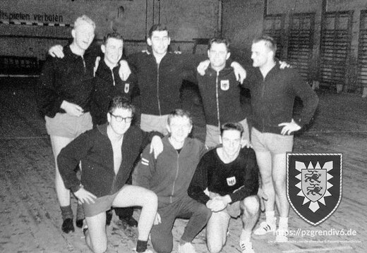 074 - 86 Offz Handballmannschaft 5 aus dem Kongo
