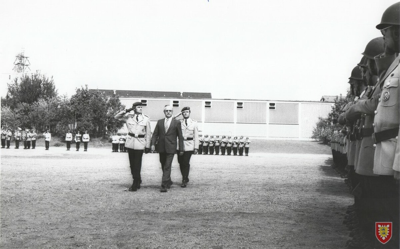 1981 - 20 Jahre RakArtBtl 62 - Bataillonsappell mit feierlichem Gelöbnis der Rekruten