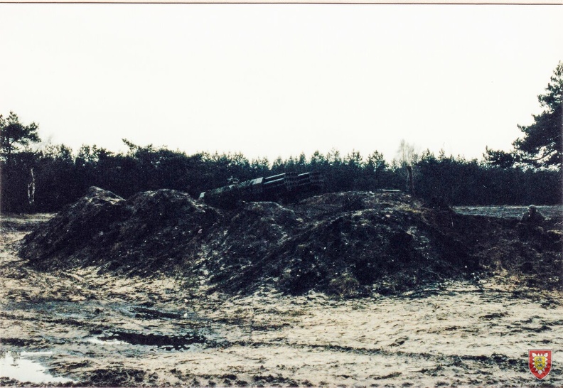 1988 - TrÜbPl Munster - Die getarnte und gehärtete Feuerstellung (23)