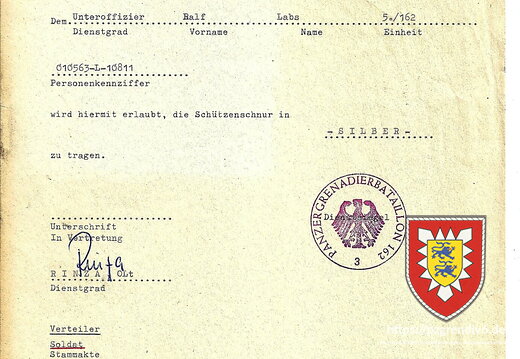 Zeugnis Schützenschnur (2)