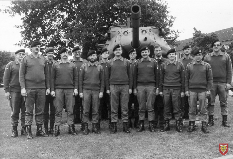 1986-06 ca. Offizierkorps PzBtl 183 - 1