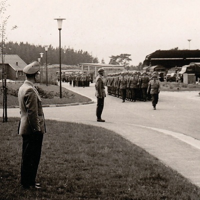 1961-04-21 - Nordoe - Vereidigung von Rekruten der 5. Bttr aus Boostedt