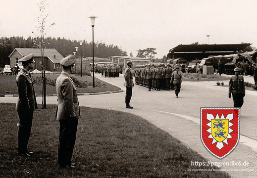 1961-04-21 - Nordoe - Vereidigung von Rekruten der 5. Bttr aus Boostedt