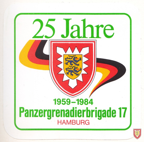 1984 - 25 Jahre PzGrenBrig 17 Aufkleber (2).jpg