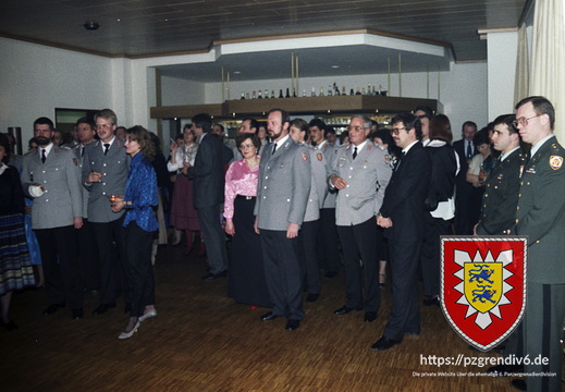 1986-03-15 - Verabschiedung OTL Richter, Hptm Bollinger, Hptm Riedel ua
