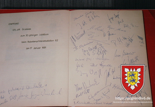 1991-01-17 - Verabschiedung OTL d.R. Grzesiak