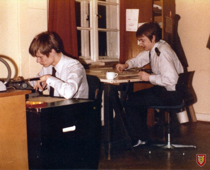 1976 Schreibzimmer Boehn-Kaserne (1 Kp) 0002 a