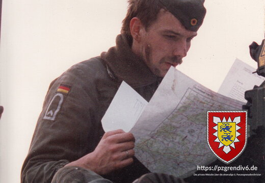 5.162 beim Truppenübungsplatz Aufenthalt Munster 89, VB Mörser bei der Arbeit