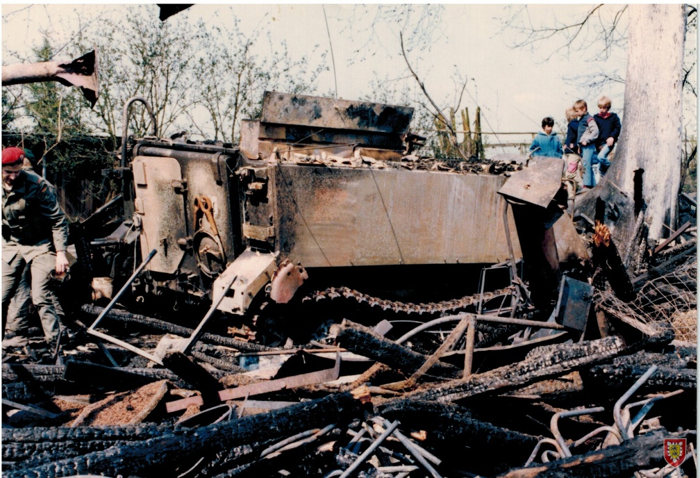 PzGrenBrig16 PzGrenBtl161 Sachsenwald Kaserne Wentorf 28.04.1988 Übung Hitzhusen Brandunglück 1