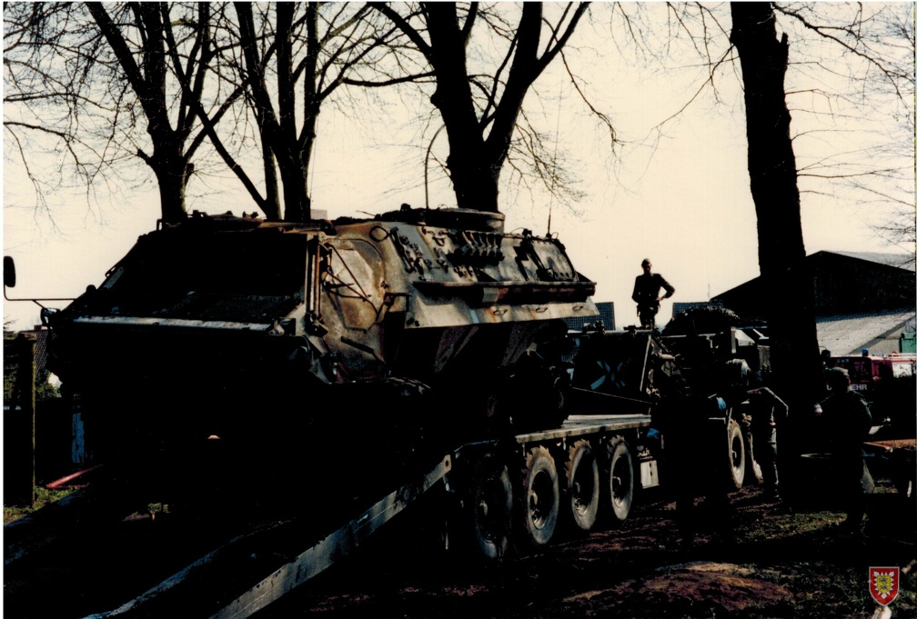 PzGrenBrig16 PzGrenBtl161 Sachsenwald Kaserne Wentorf 28.04.1988 Übung Hitzhusen Brandunglück 6