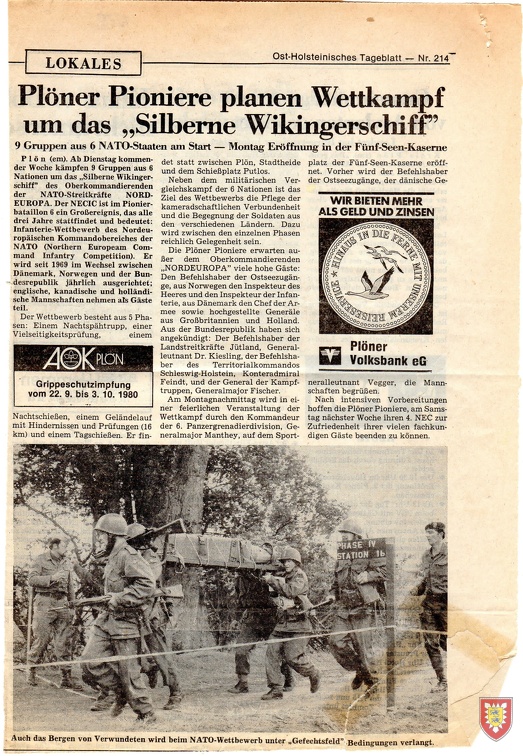 NEC Wettbewerb 09.1980 Ost-Holsteinisches Tageblatt Page1