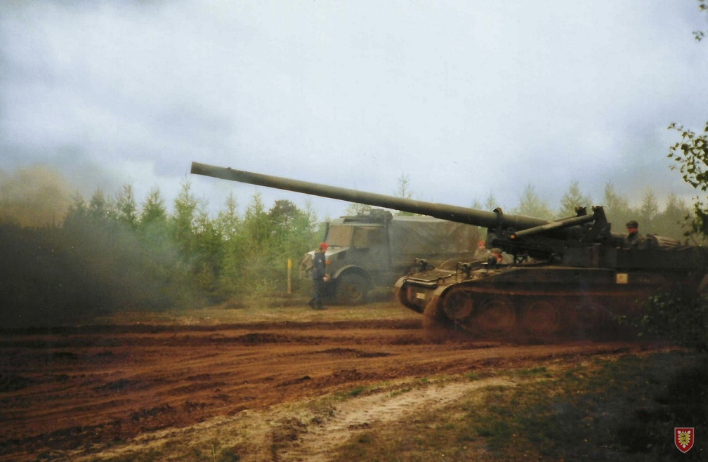 M107 beim Stellungswechsel