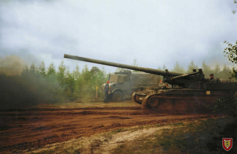 M107 beim Stellungswechsel
