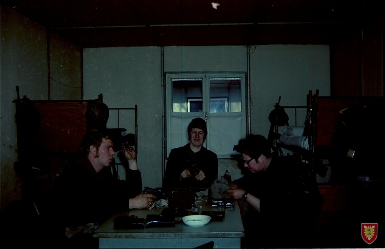 1971-03-xx Stammeinheit 1.177 Böhn Kaserne Hamburg Gefr. Arning, Gefr. Krey + Gefr. Prochocki Sollte Truppenübungsplatz Munster-Lager sein
