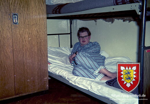 1971-06-xx Stammeinheit 1.177 Böhn Kaserne Hamburg Stube 96 Gefreiter Prochocki