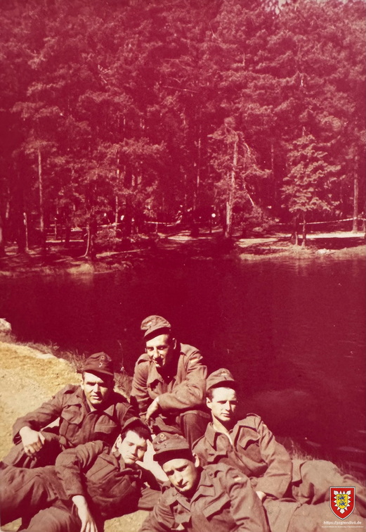 1963-07 - 4 Kp - TrÜbPl Munster - PzGren Thomsen, NN, Schloen, Nititzki, Andresen