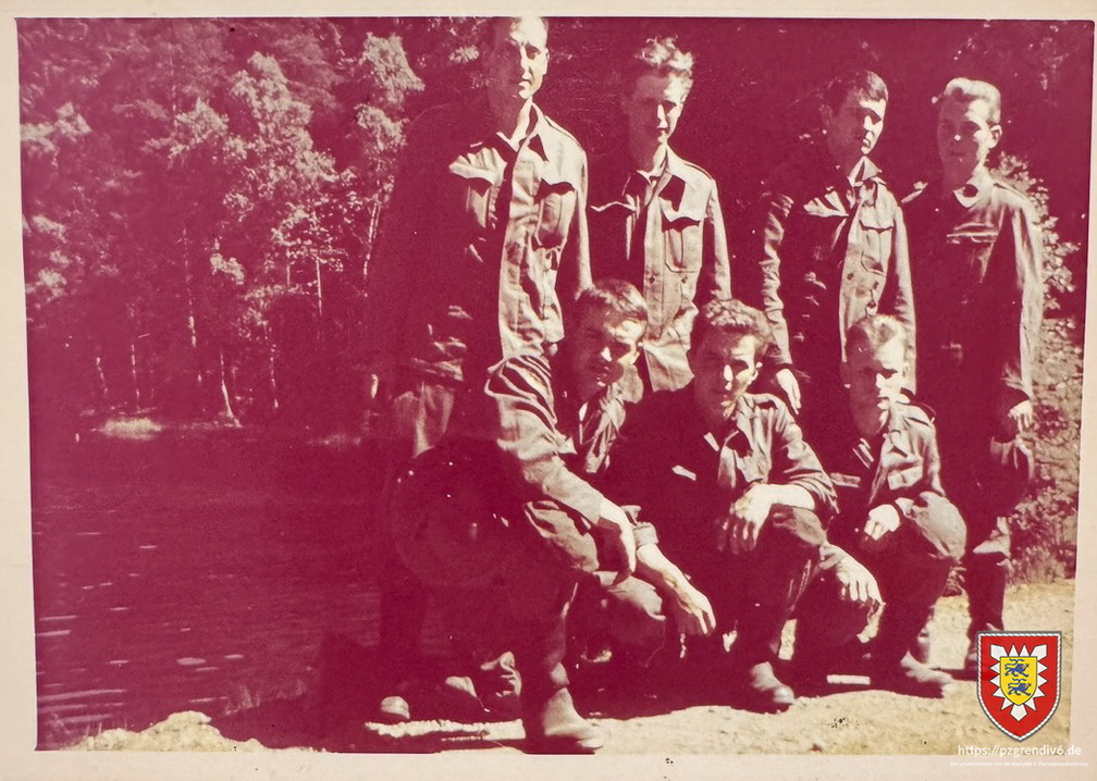 1963-06 - 4 Kp - TrÜbPl Munster Lager Gruppenbild