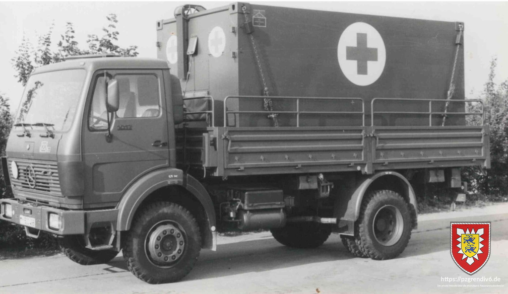 Lkw5t tmil MB 1017A tmil mit Kabine VPlGrp PzGrenBtl 163
