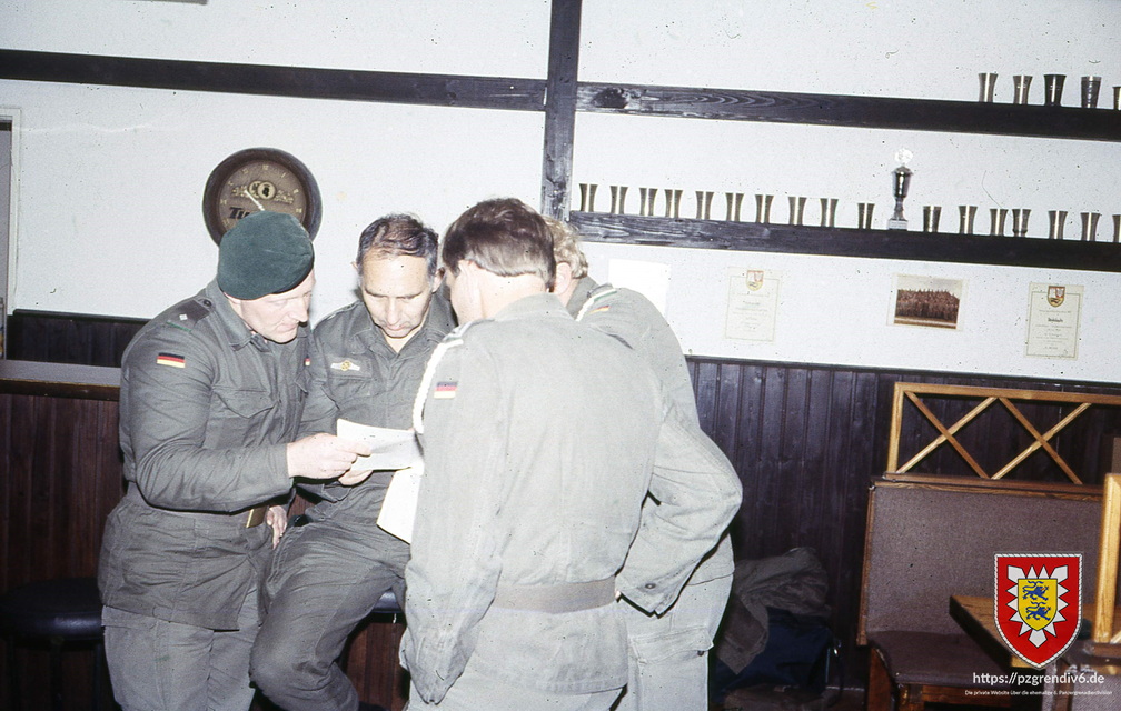Shilo 1988 Lagebesprechung vor Abmarsch