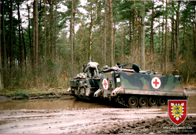 Gefechtsdienst der Panzertruppe auf dem TrÜbPl Boostedt - Ausbildungshöhe Panzergruppe