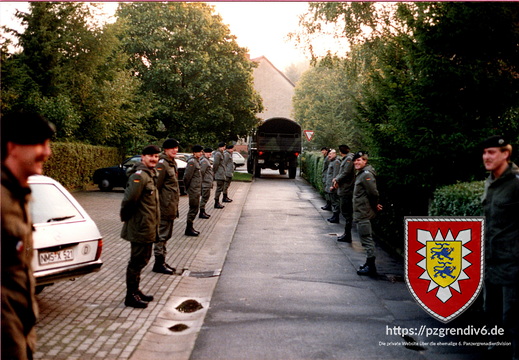 Verabschiiedung von Spieß HFw Haube und KpTrFhr OFw Horstmann