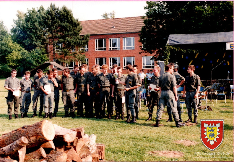 Siegerehrung 3./PzBtl 183 erringt Sieg