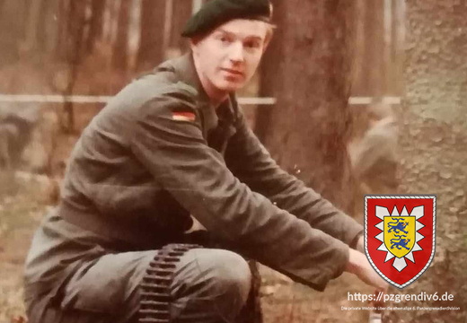 Unser MG-Schütze Bernd Ewers