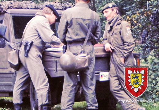 P08 Befehksausgabe Übungsbeginn KprpHfr OFw Bauckmann, Lt Schütt, GrenZgFhr