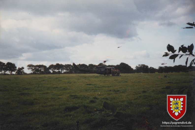 1991 HFlRgt-6 Übung Verfügungsraum 0002
