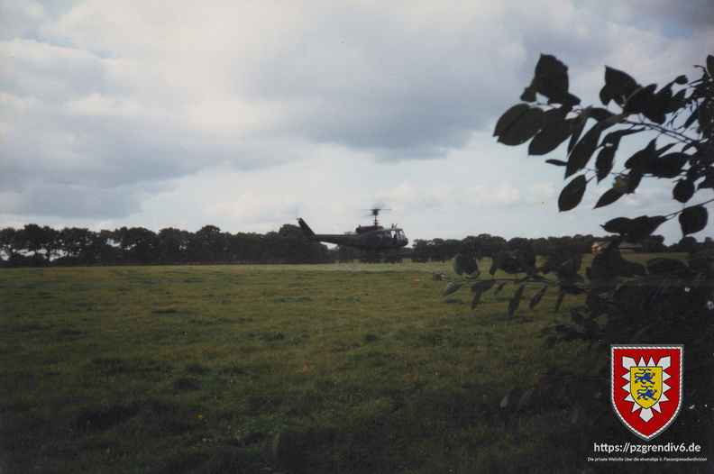 1991 HFlRgt-6 Übung Verfügungsraum 0006