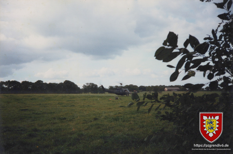 1991 HFlRgt-6 Übung Verfügungsraum 0007