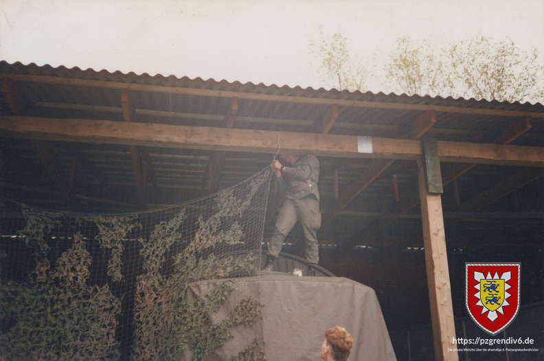 1991 HFlRgt-6 Übung Verfügungsraum 0030