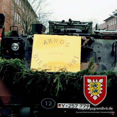 1992-03-27 - Verabschiedung SF Arno Langner (1 Kp - InstZgFhr)