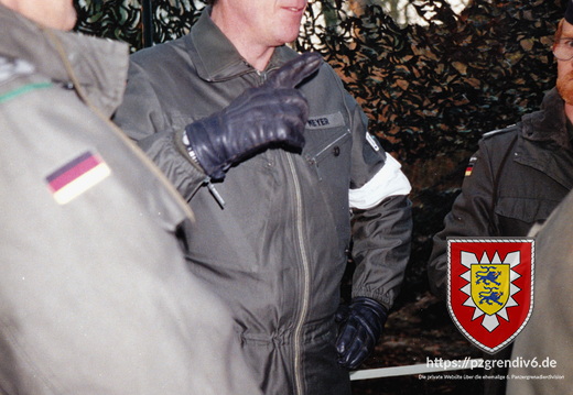 1989 - Feldeinsatzübung PzBtl 513 -Wiking 89- - Besuch der AGRO Flensburg auf dem BtlGefStd (H) 001