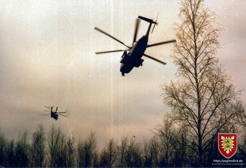 Bundeswehr CH-53 Hubschrauber im Flug