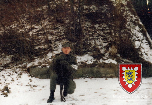 1985 - Peter Grandrath 566 Wache im Munitionsdepot (4)