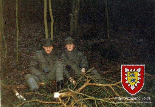 1986-02 - Übung Standortübungsplatz Kaltenkirchen Gefr. D.Schipper, Gefr. P.Grandrath