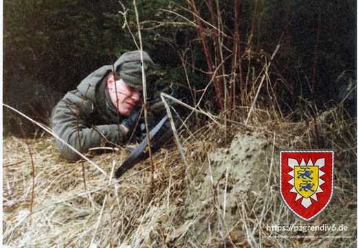 1985 - Peter Grandrath 566 Wache im Munitionsdepot (2)