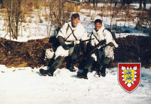 1986-01 - StOÜbPl Lohe - Auf Übung (Gefr. D.Schipper,  Gefr. P.Grandrath)