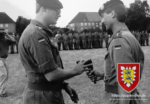 Appell auf dem Ex-Platz der Bismarck-Kaserne - Kompanieübergabe 020